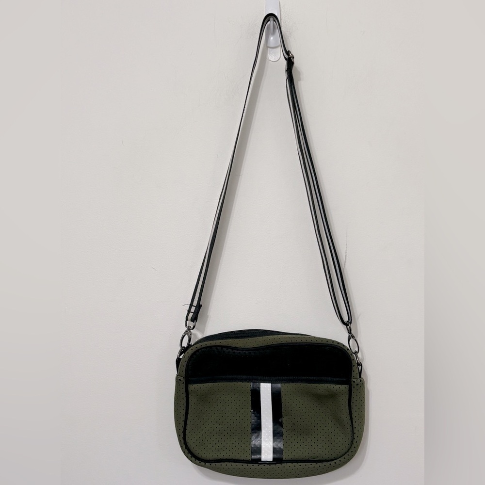 Haute Shore Crossbody Neoprene Purse Bag‎ Army Green